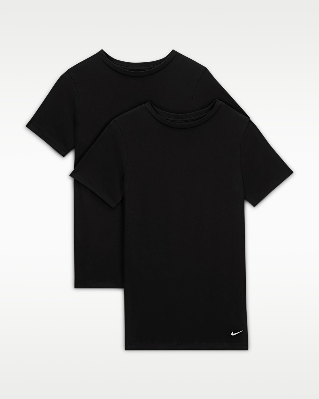 Nike Older Kids' Crew Under Top (2-Pack) - Black