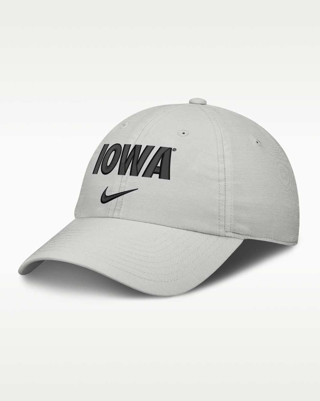 Gorra universitaria Nike ajustable para hombre Iowa Sideline Club Practice - Polvo fotón