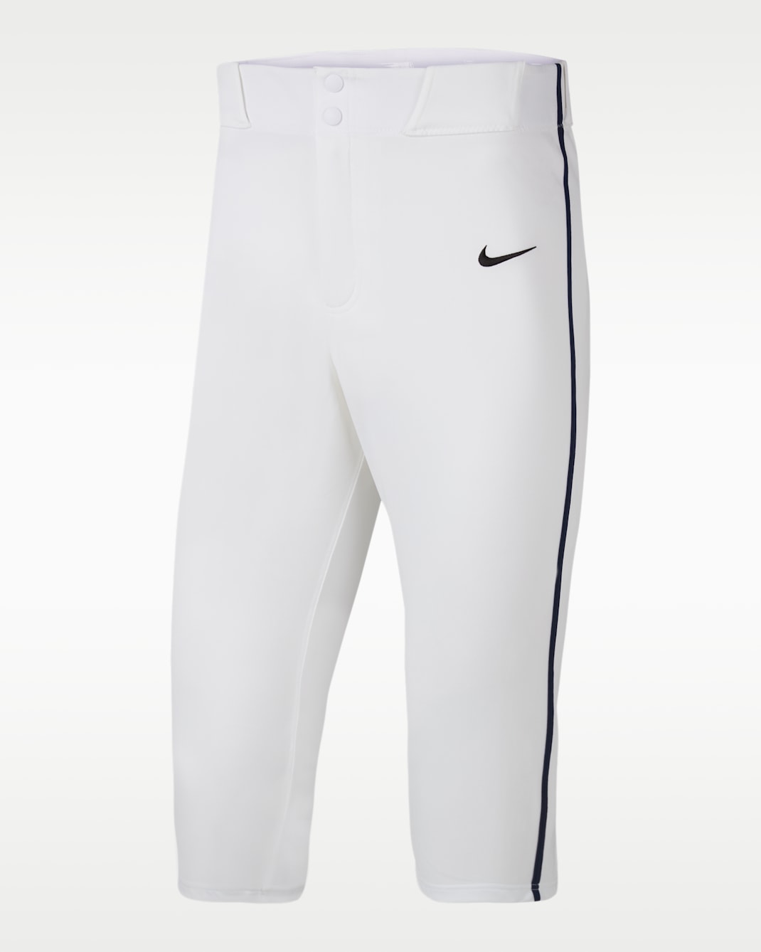 Nike Vapor Select 2 Men's High Piped Baseball Pants - White/Midnight Navy/Black
