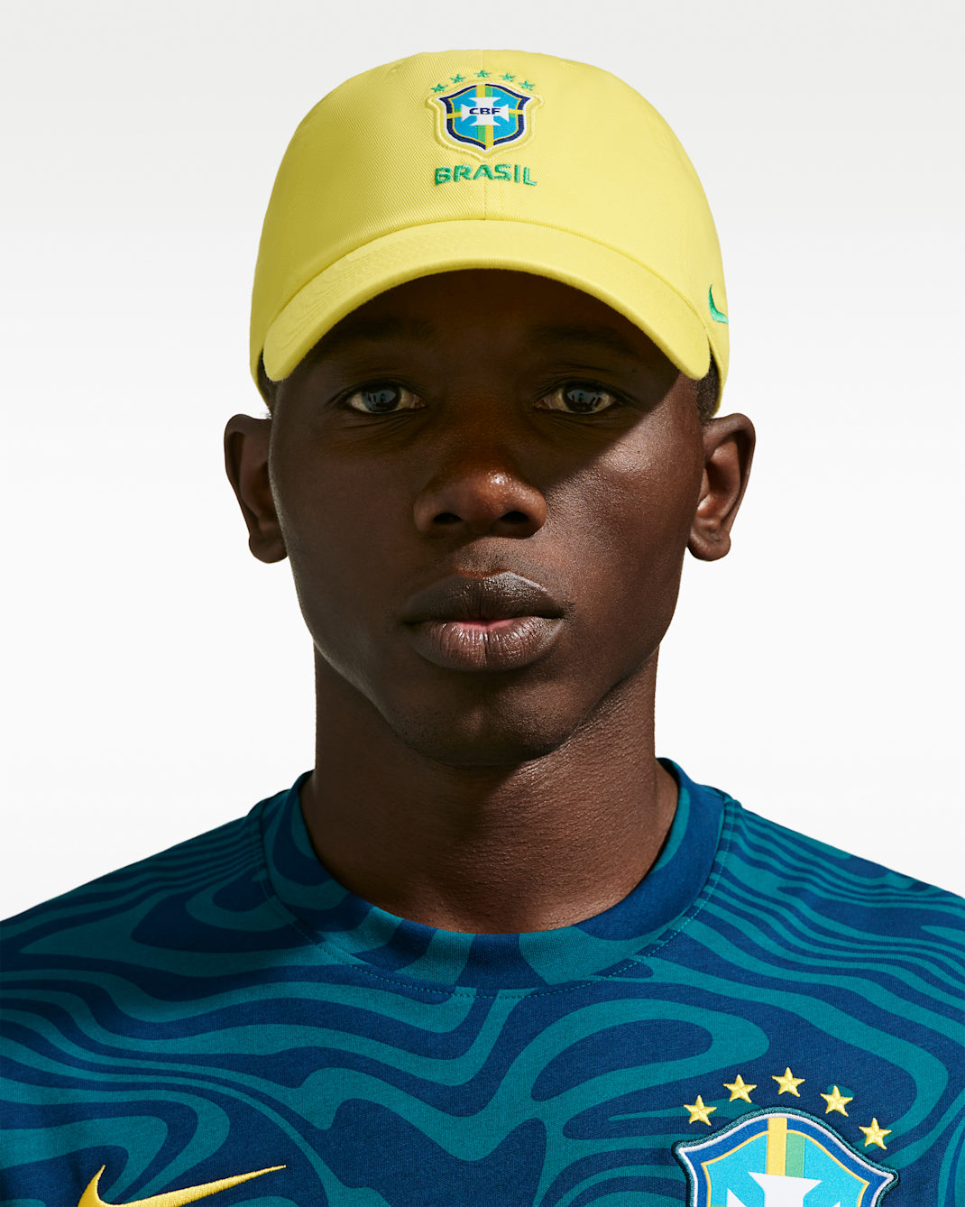 Gorra de futbol Nike de Brasil Club - Amarillo strike