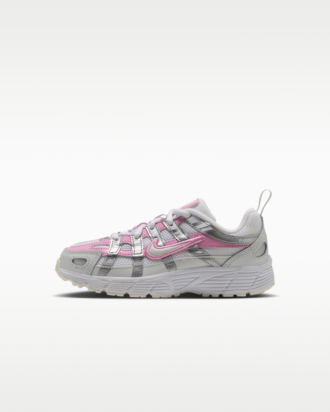 Nike P-6000 Little Kids' Shoes - White/Pink Rise/Off White/Off White