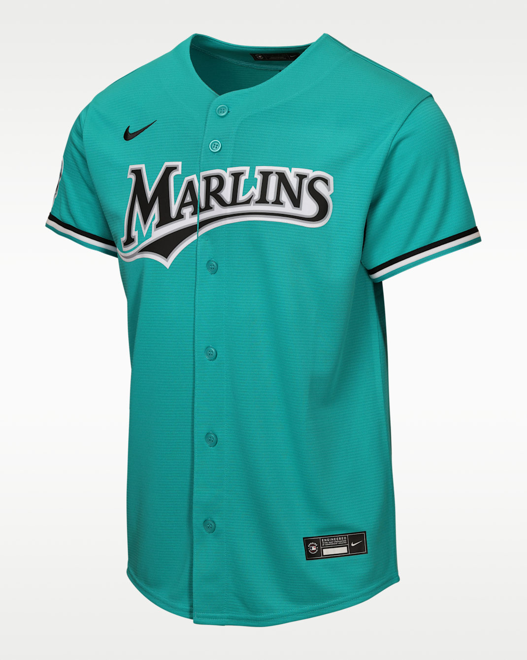 Miami Marlins Big Kids' Nike MLB Stadium Home Jersey - Aqua