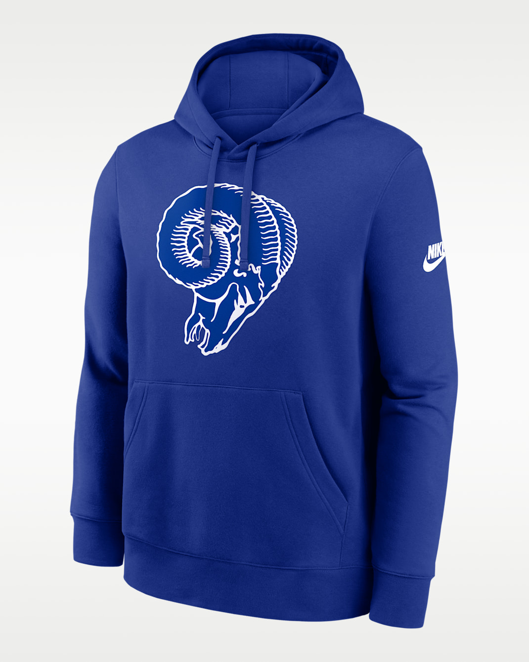 Los Angeles Rams Primetime Club Logo Men's Nike NFL Pullover Hoodie - Old Royal