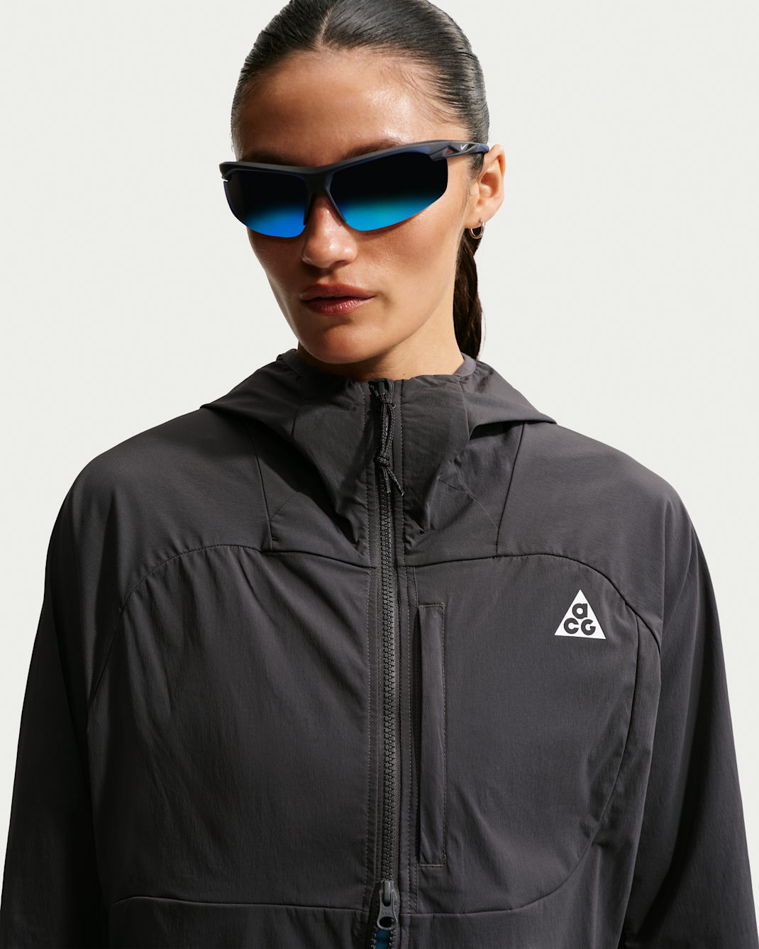 ACG Five Towers Women's UV Protection Jacket - Anthracite/Anthracite/Summit White