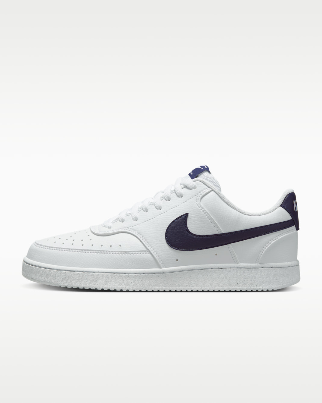 Nike Court Vision 低筒 Next Nature 男鞋 - 白色/Midnight Navy