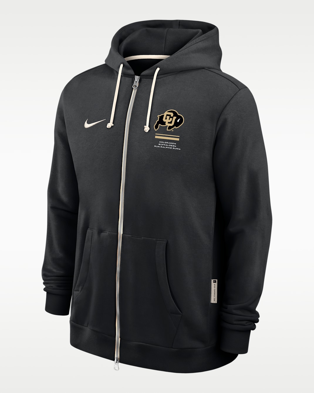 Colorado Sideline Standard Issue Men's Nike Dri-FIT College Full-Zip Hoodie - Black