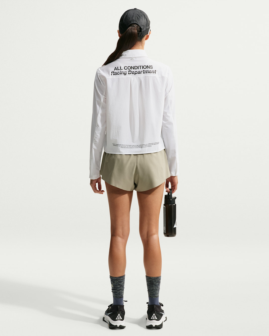 ACG Aireez Women's Button-Up Long-Sleeve Graphic Trail Running Top