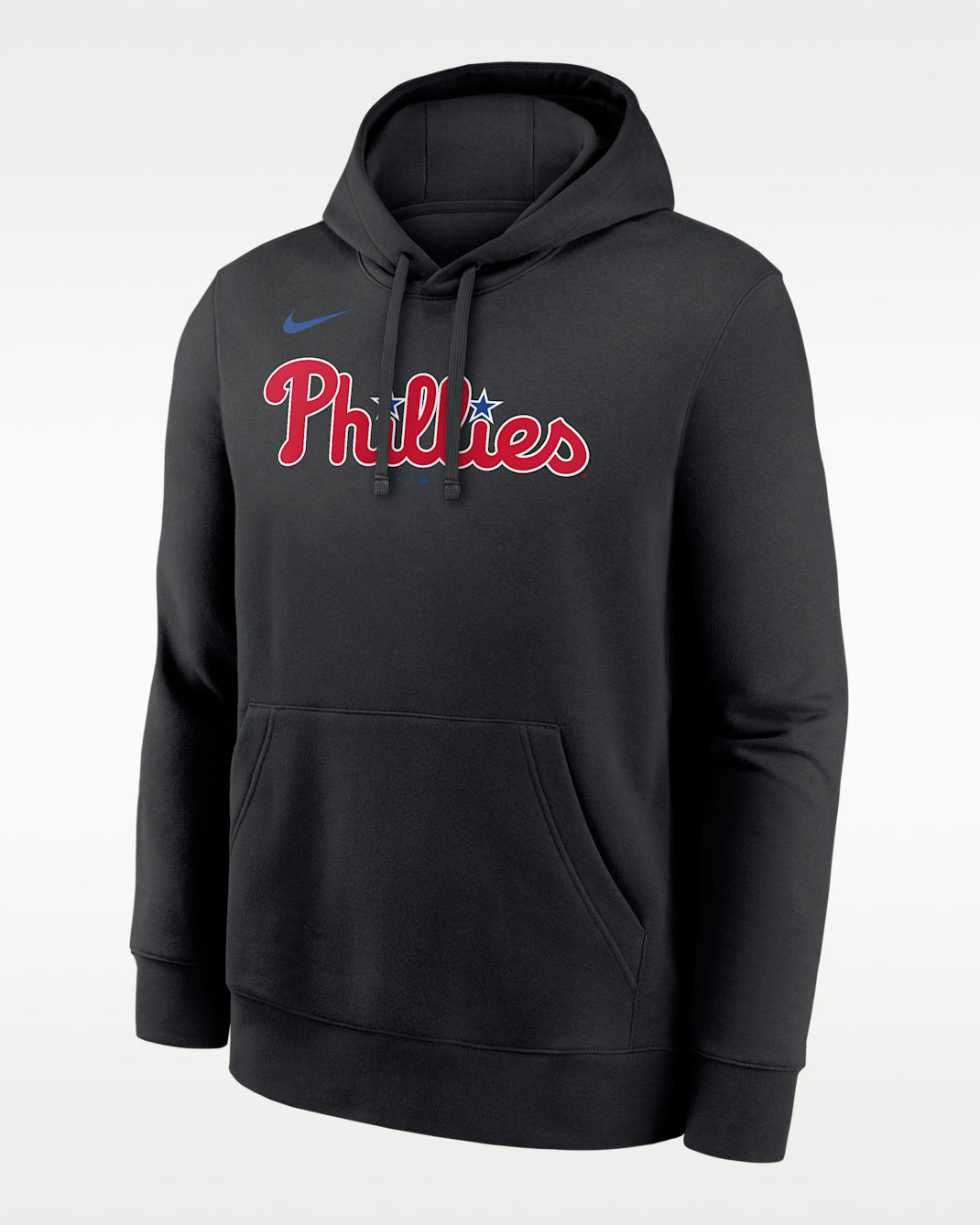 Philadelphia Phillies Club Men's Nike MLB Pullover Hoodie - Black