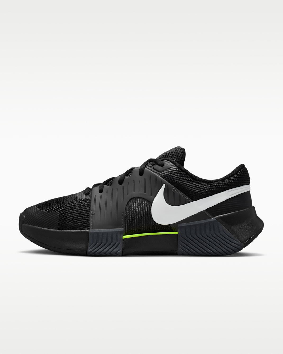 Damskie buty do tenisa na twarde korty Nike Zoom GP Challenge 1.5 - Czerń/Anthracite/Volt/Biel