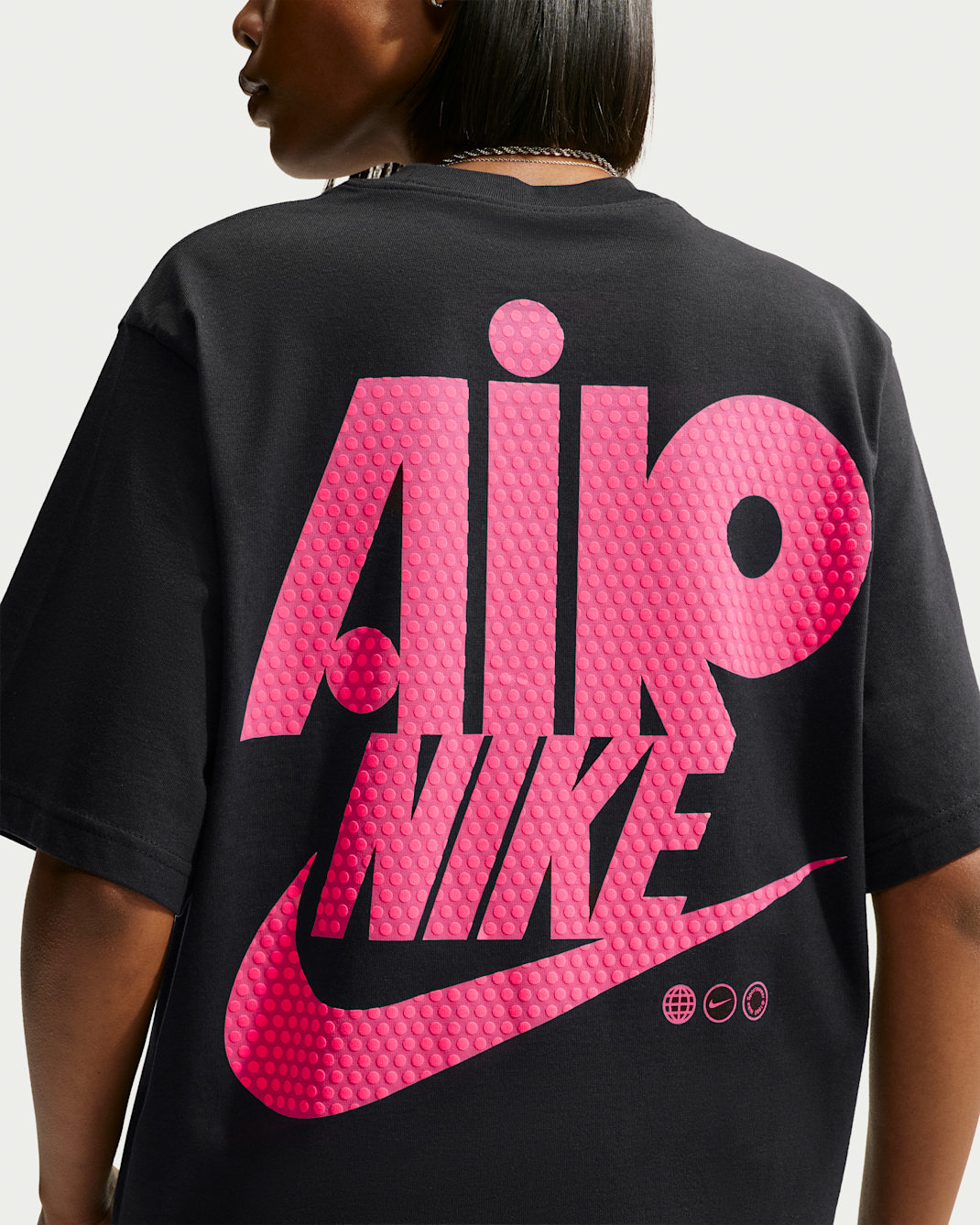 Playera holgada para mujer Nike Sportswear Classic - Negro