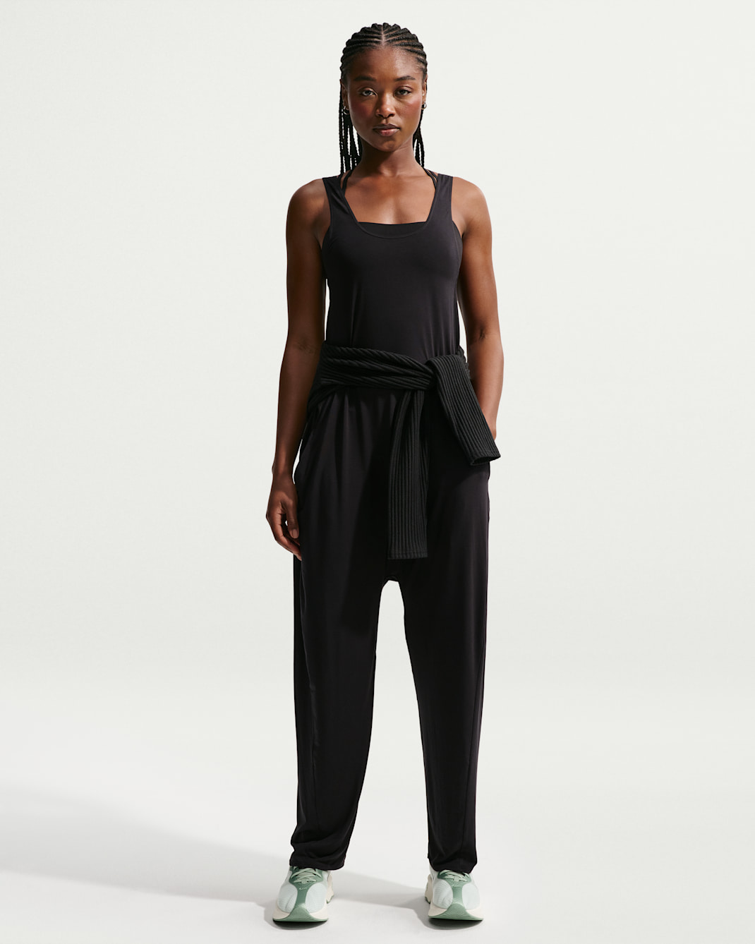 Nike Zenvy Women's Jumpsuit - Black/Cool Grey