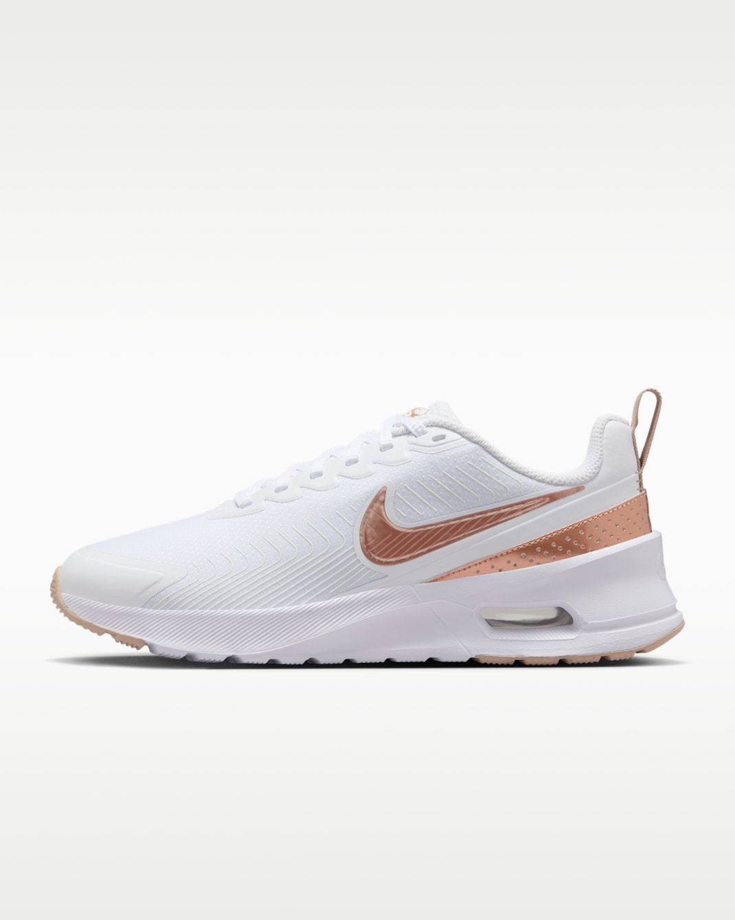 Nike Air Max Nuaxis Women's Shoes - White/Sand/Black/Metallic Red Bronze
