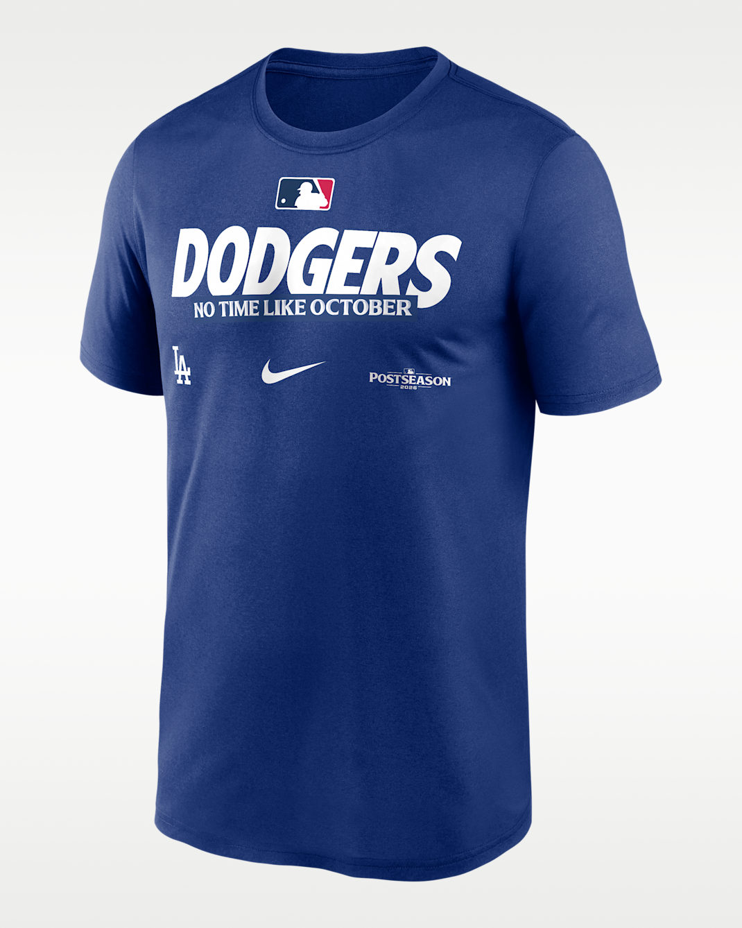 Los Angeles Dodgers 2026 Postseason Authentic Collection Legend Men's Nike Dri-FIT MLB T-Shirt - Rush Blue