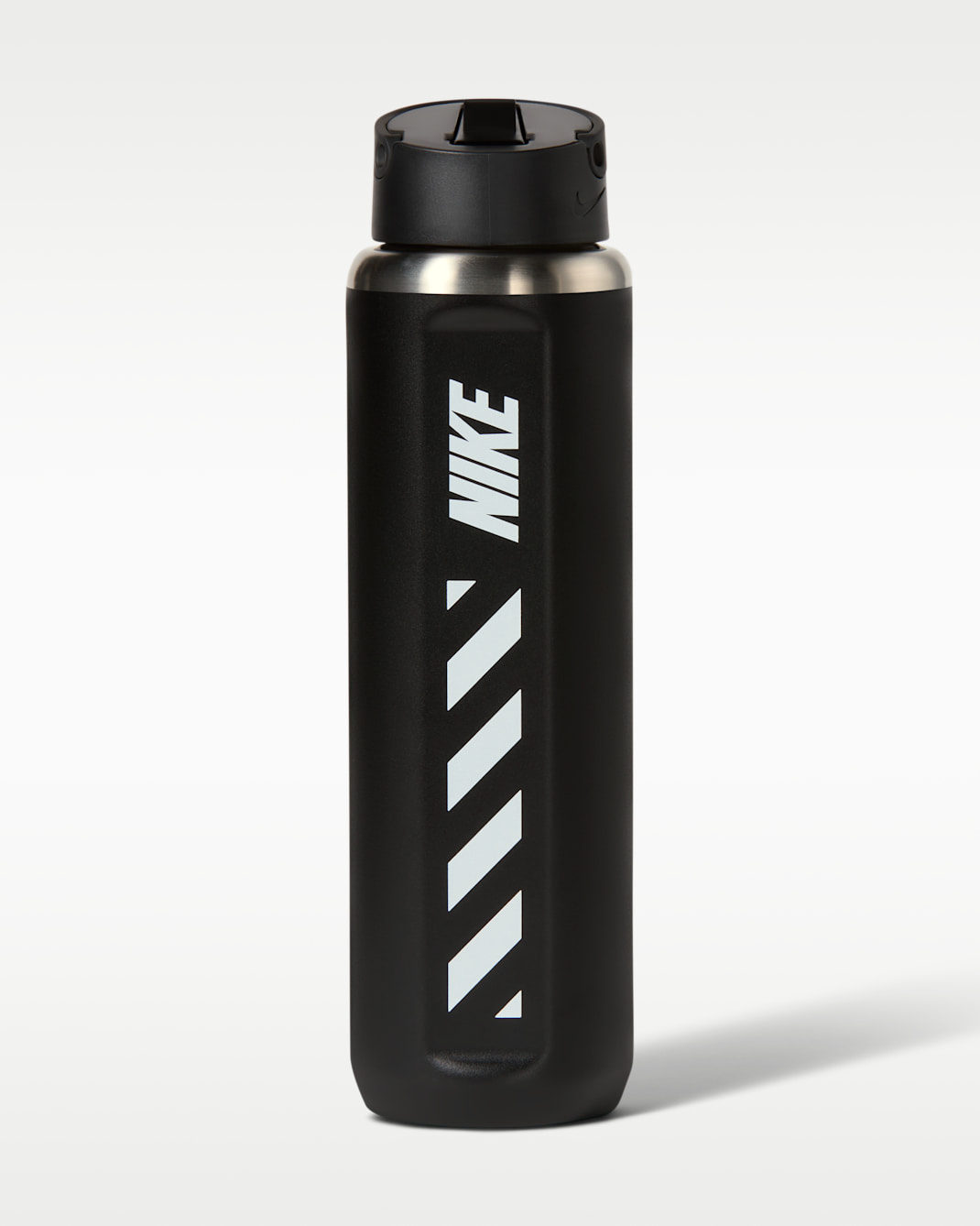 Nike Recharge Stainless-Steel Straw Bottle (24oz) - Black