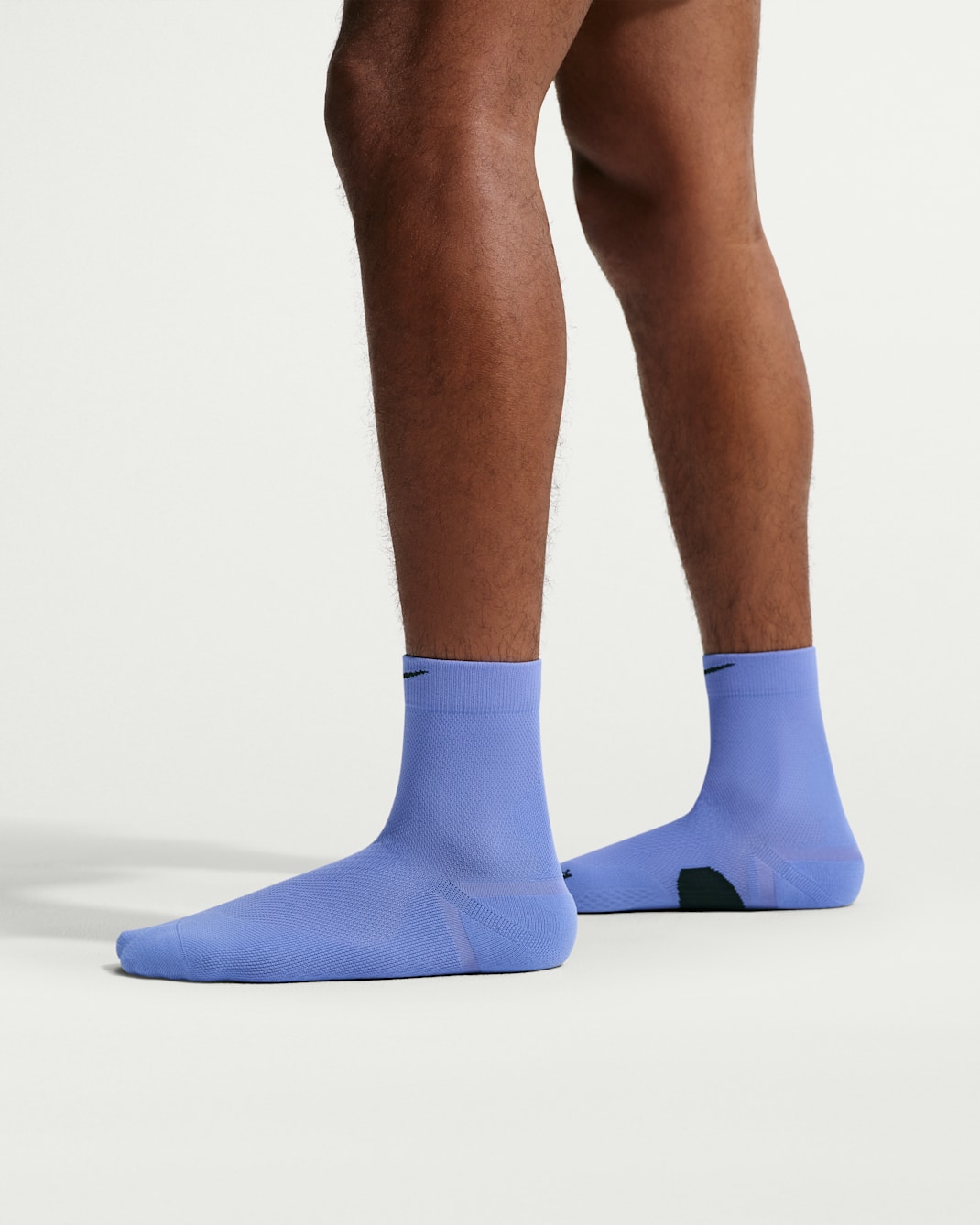 Nike Run Midweight Running Micro-Crew Socks (1 Pair) - Sapphire/Black/Black
