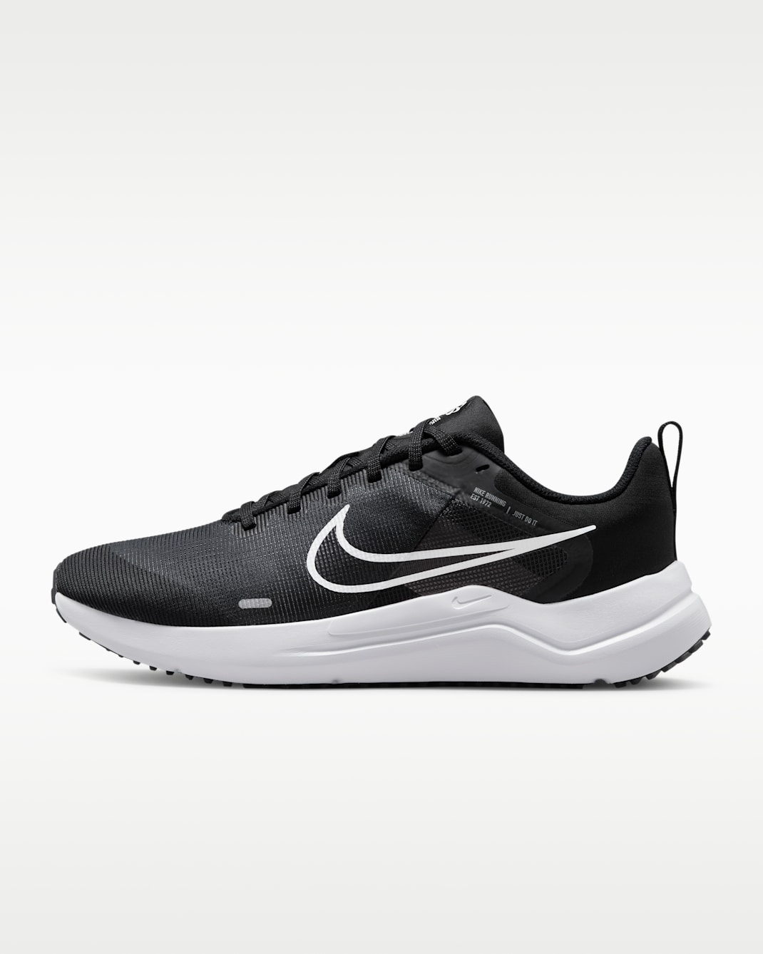 Nike Downshifter 12 Women's Road Running Shoes - Black/Smoke Grey/Pure Platinum/White