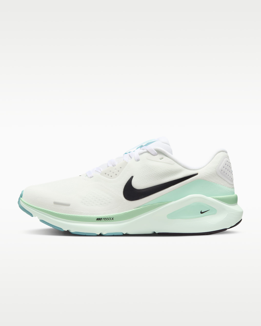 Nike Structure 26 Women's Road Running Shoes - White/Barely Green/Mint Foam/Black