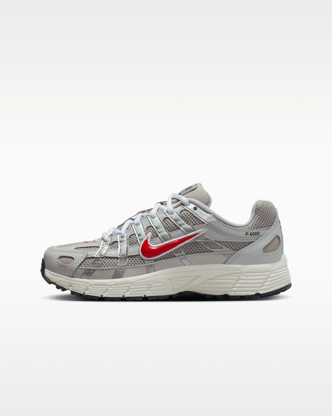 Nike P-6000 kinderschoenen - College Grey/Vast Grey/Phantom/Fire Red