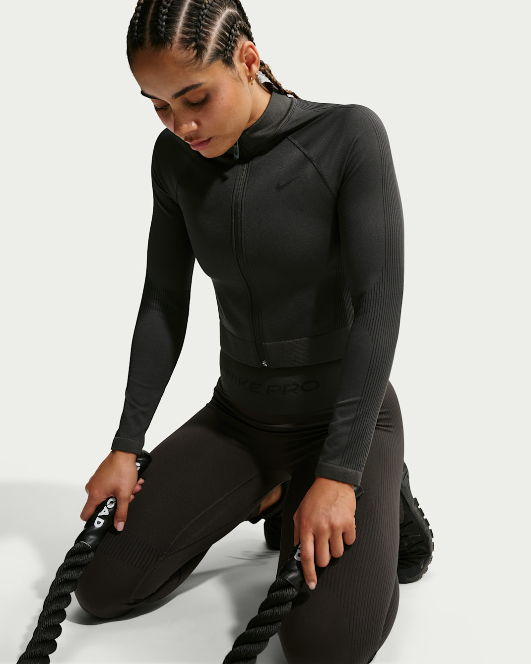 Nike Pro Seamless Women's Full-Zip Training Top