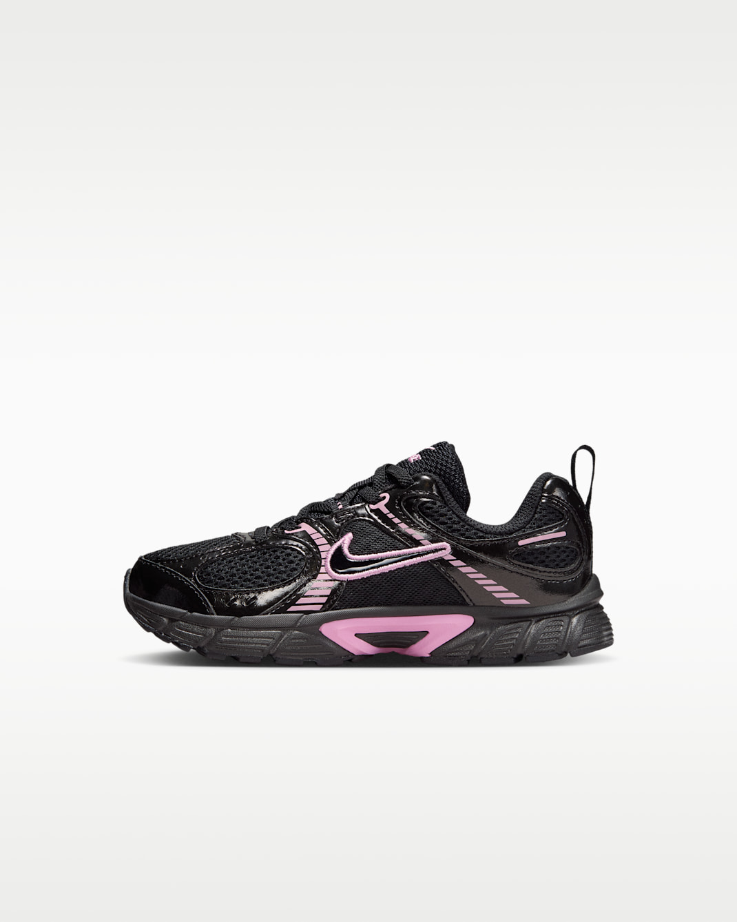 Nike V5 RNR Little Kids' Shoes - Black/Pink Rise/Black