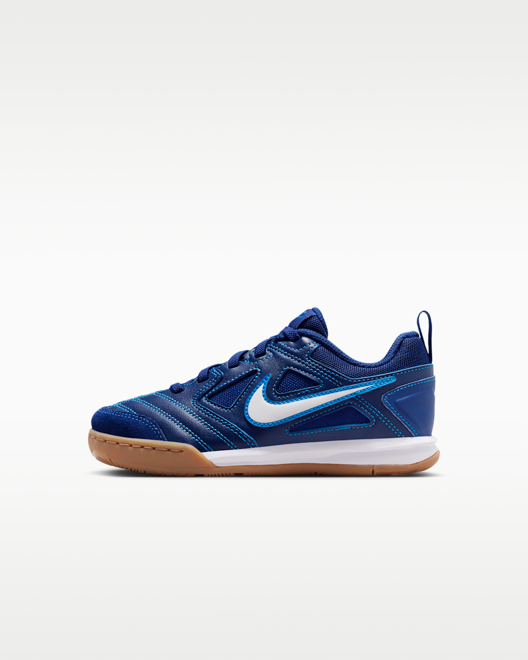 Nike Gato Younger Kids' Shoes - Deep Royal Blue/Light Photo Blue/Gum Medium Brown/White
