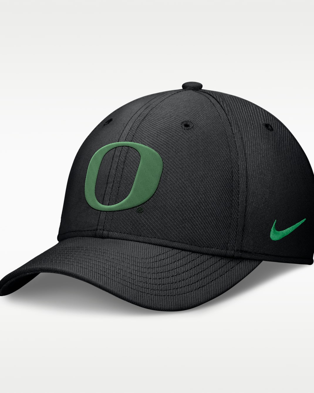 Gorra universitaria Nike Dri-FIT para hombre Oregon Classic - Negro