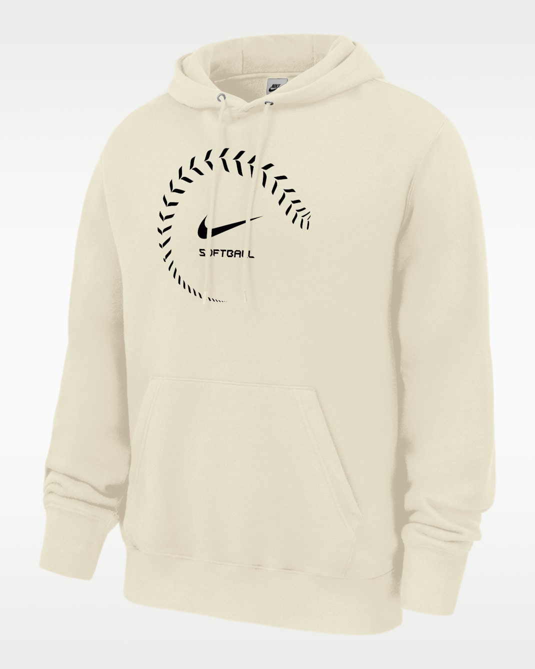 Nike Swoosh Club Men's Softball Fleece Hoodie - Sail