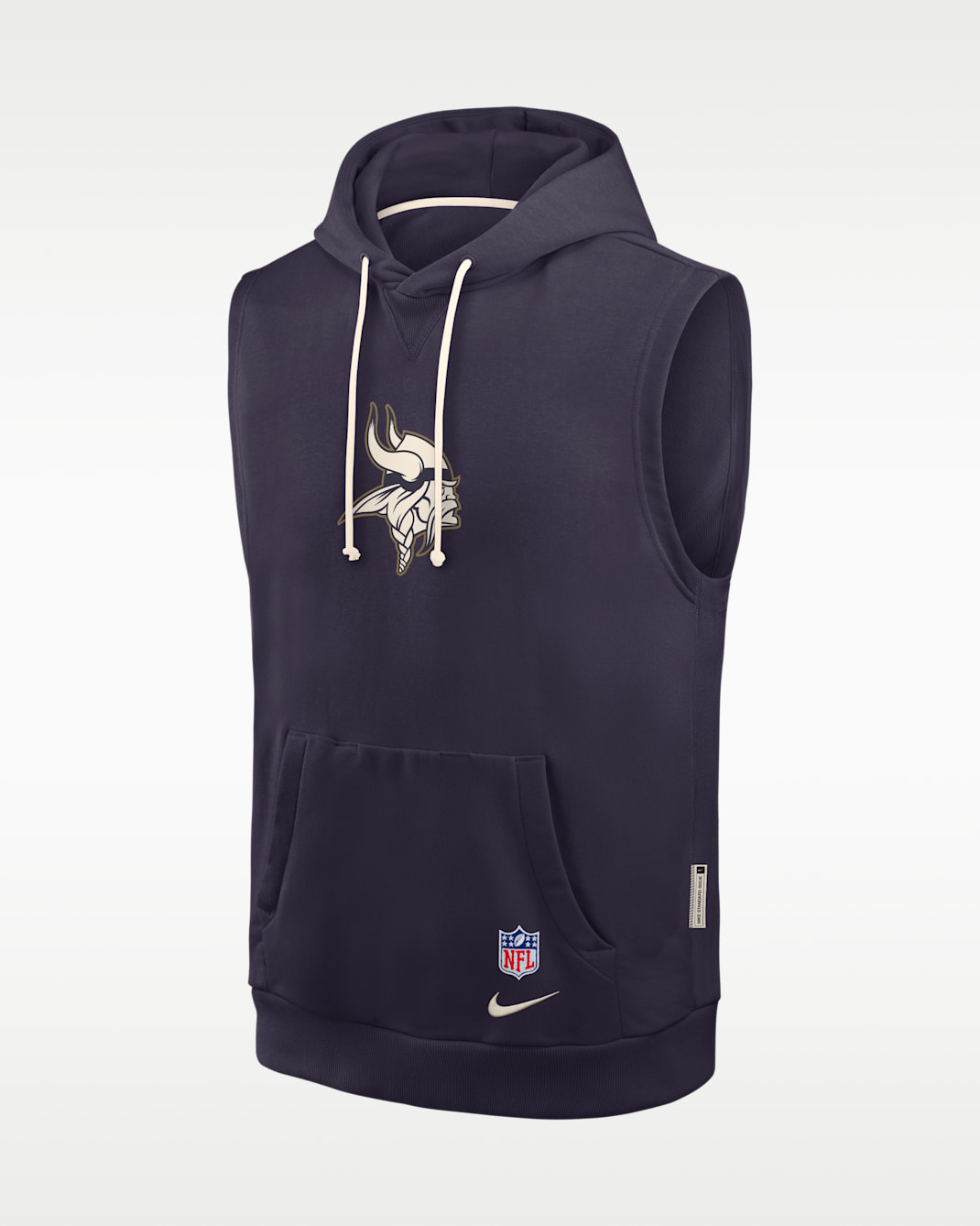 Minnesota Vikings Rivalries Collection Sideline Men's Nike Dri-FIT NFL Sleeveless Pullover Hoodie - Purple