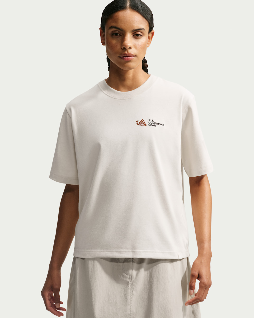 ACG Women's T-Shirt - Light Orewood Brown