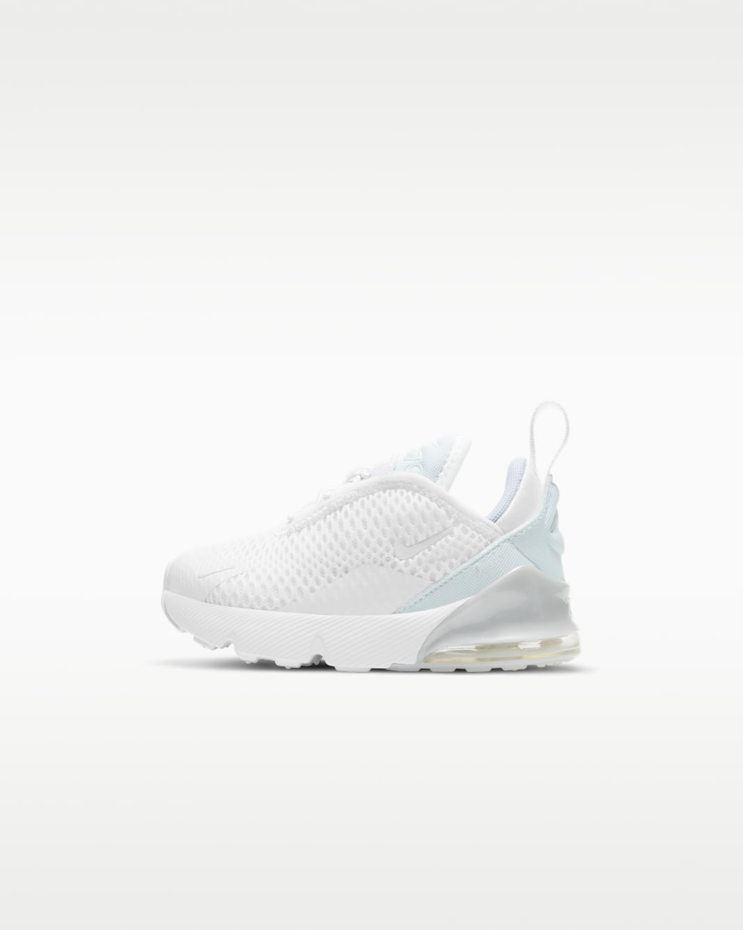 Nike Air Max 270 Baby/Toddler Shoe - White/Metallic Silver/White