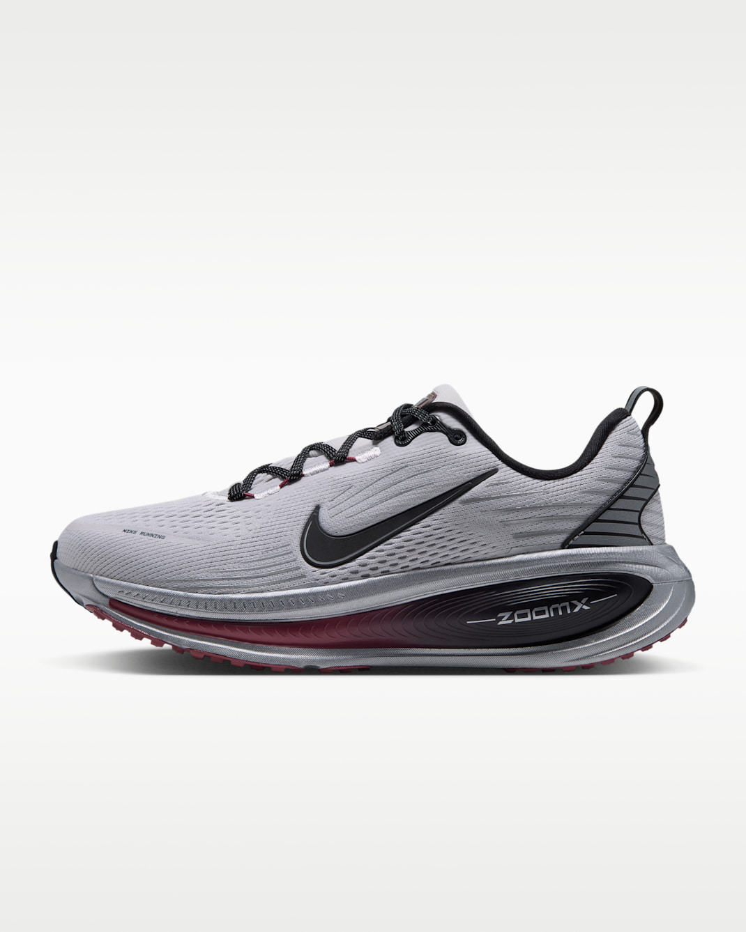 Nike Vomero 18 Women's Road Running Shoes - Vast Grey/Metallic Silver/Pink Smoke/Black