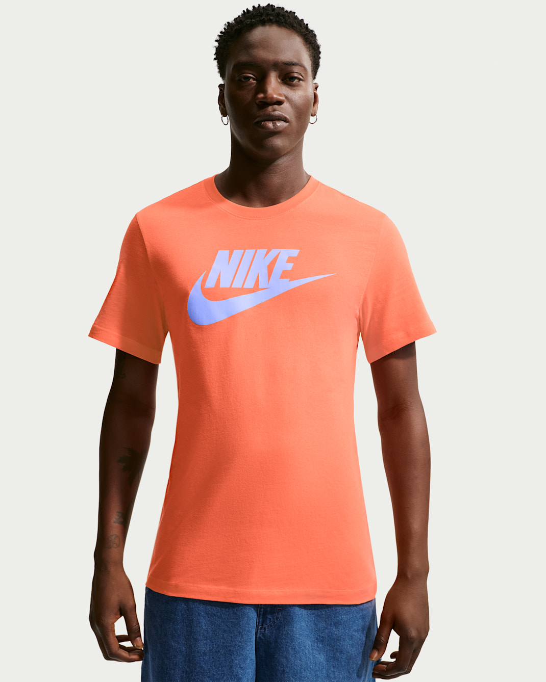 Playera para hombre Nike Sportswear - Escarcha naranja