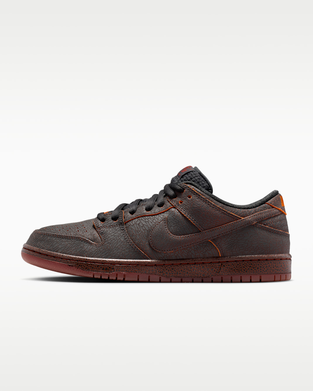 Nike SB Dunk Low Pro Premium Skate Shoes - Dark Smoke Grey/Black/Cinnamon/Campfire Orange