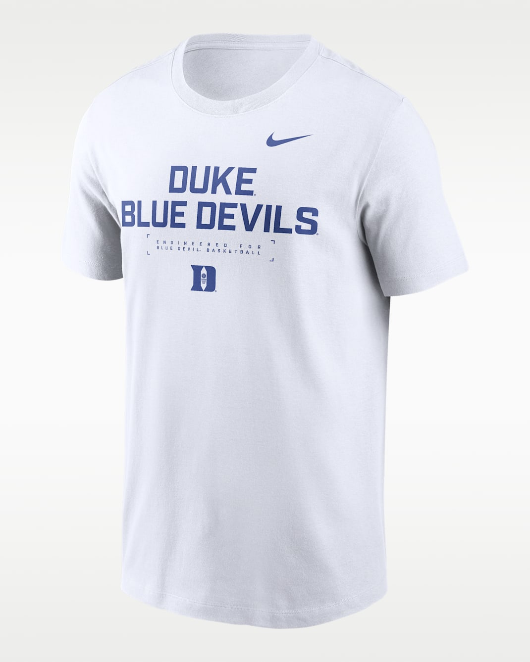 Duke Courtside Basketball Men's Nike Dri-FIT College T-Shirt - White
