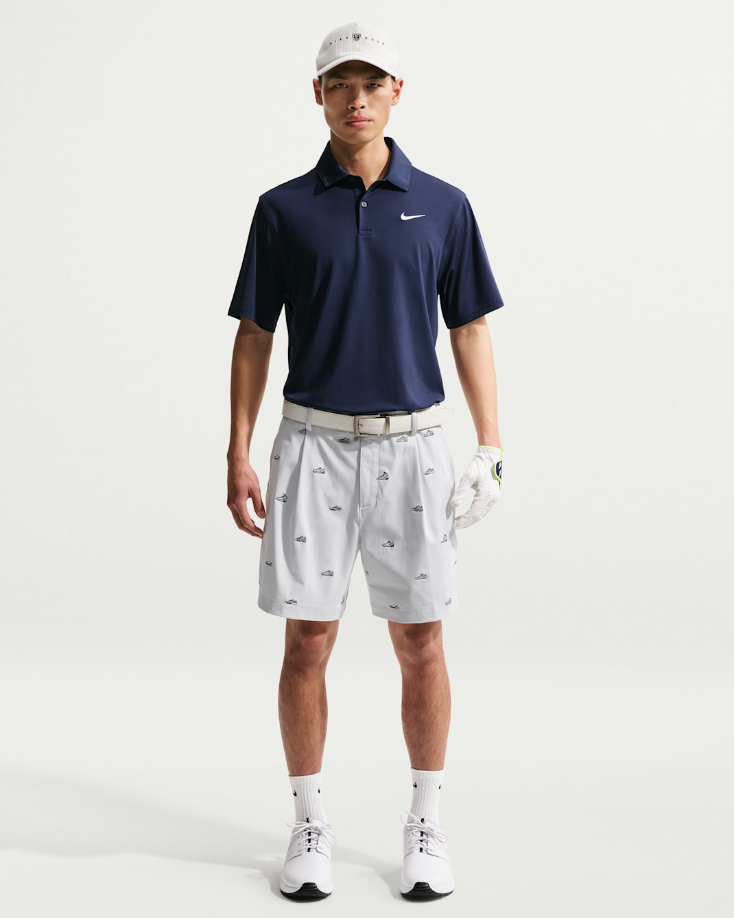 Nike Par Men‘s Dri-FIT Golf Shorts - Photon Dust/Photon Dust/College Navy/Photon Dust