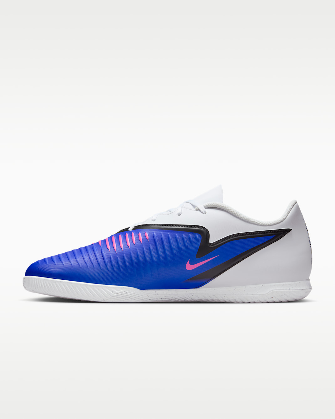 Nike Phantom 6 Low Club Indoor/Court Football Shoe - Racer Blue/White/Pink Blast