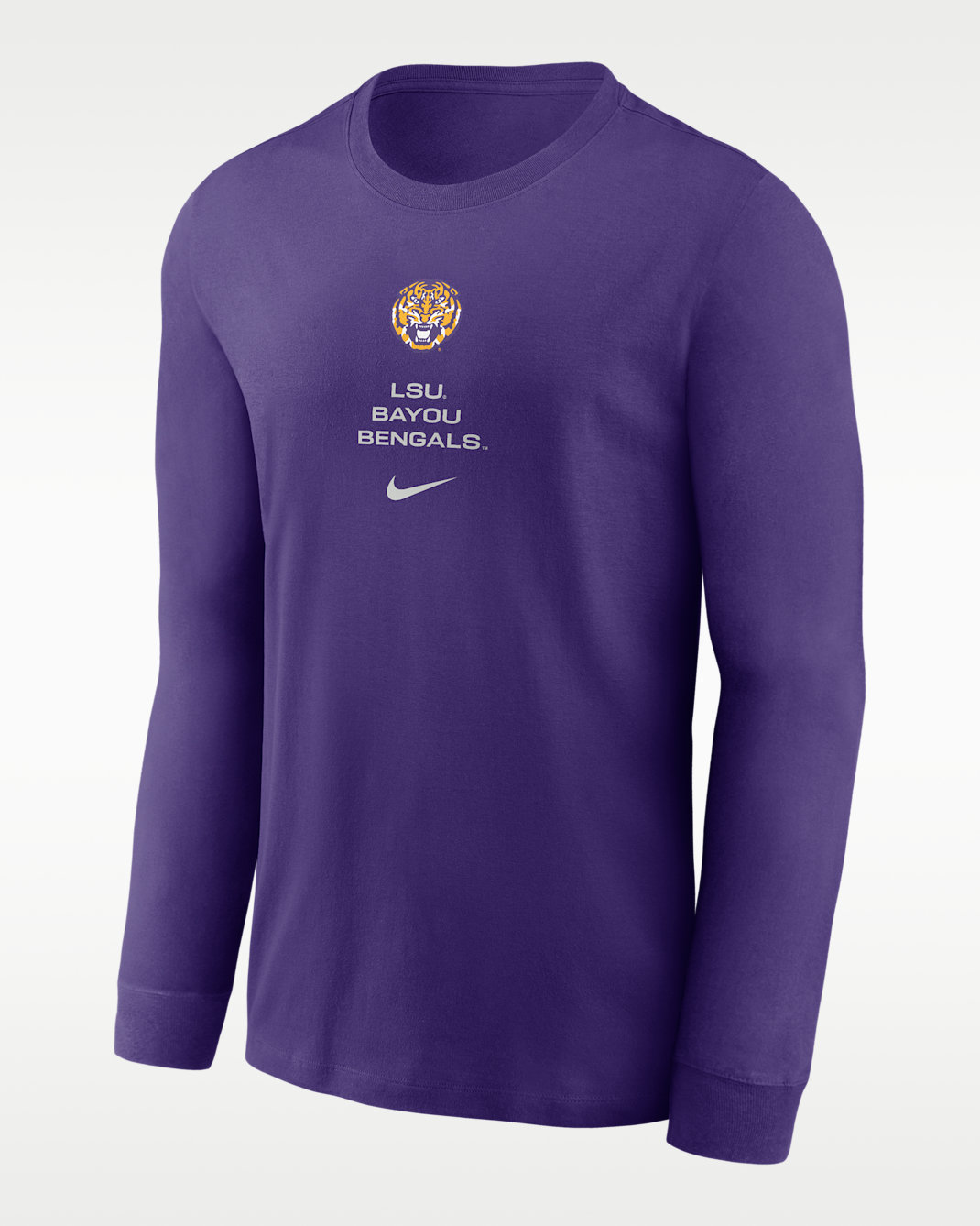 LSU Sideline Men's Nike Dri-FIT College Long-Sleeve T-Shirt - Purple