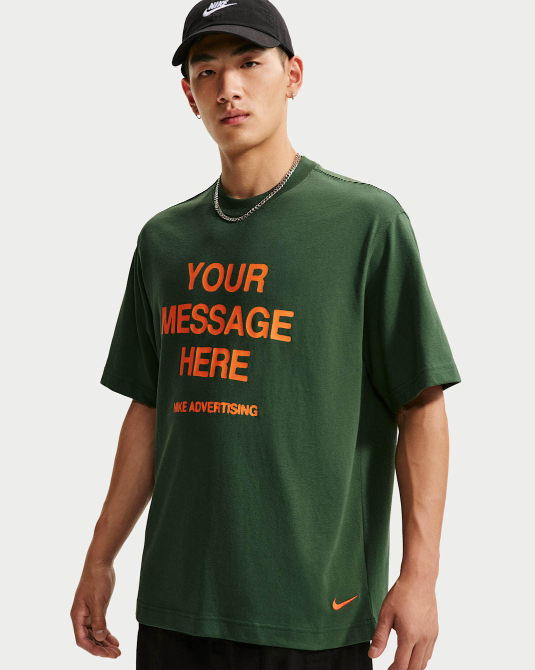 Nike 'Your Message Here' T-Shirt - Fir