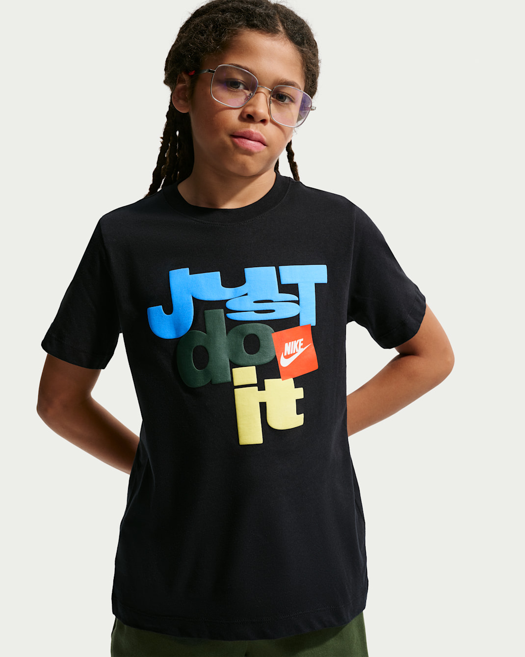 Nike Sportswear Club Big Kids' T-Shirt - Black