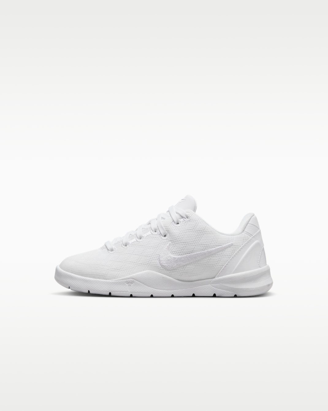 Kobe VIII Little Kids' Shoes - White/White/White