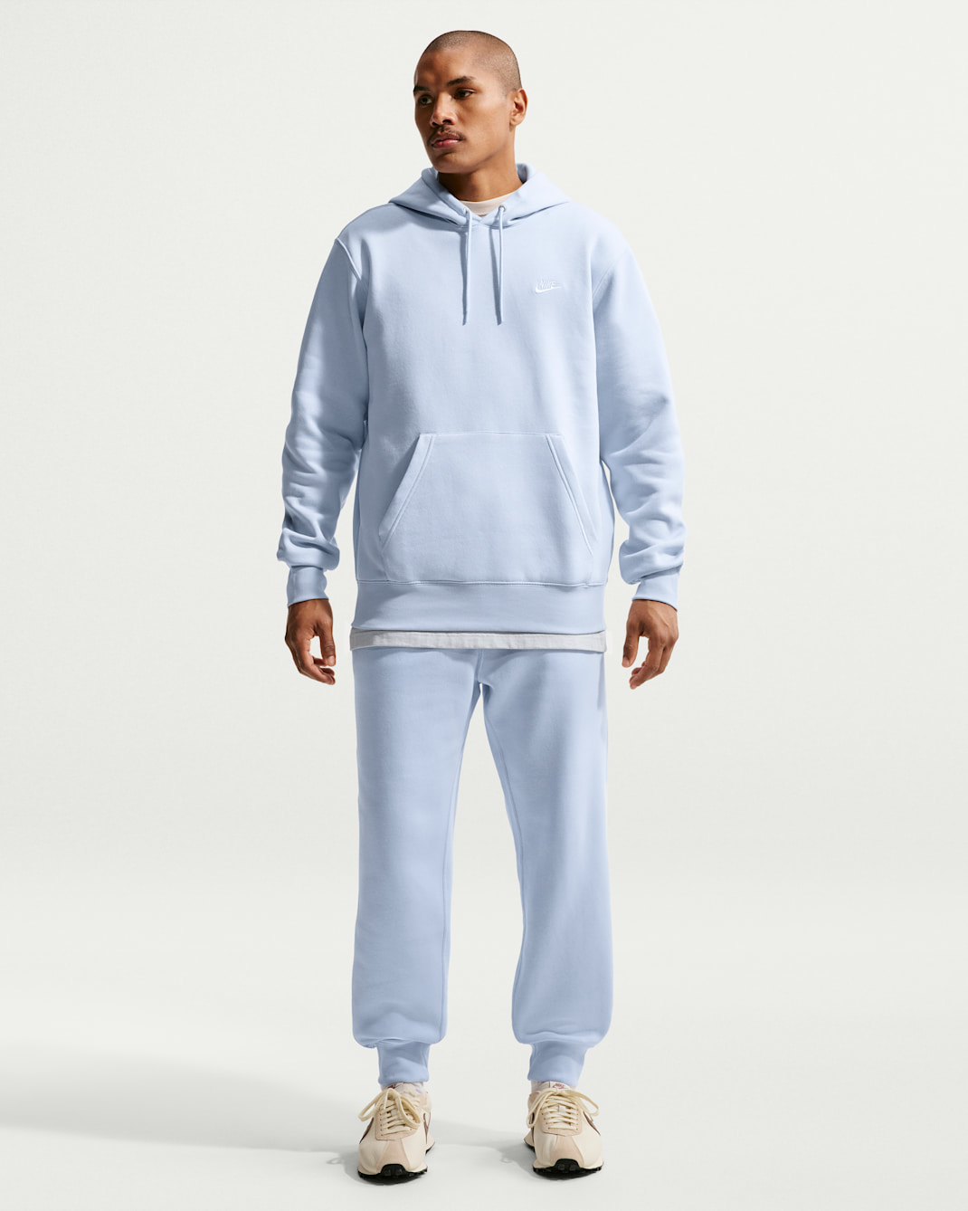 Nike Club joggingbroek voor heren - Hydrogen Blue/Hydrogen Blue/Wit