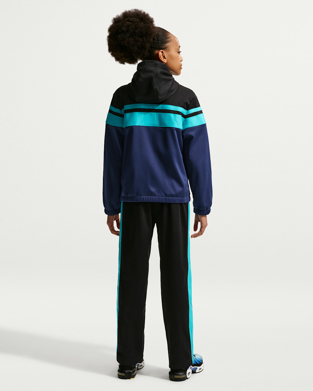 FC Barcelona Third Big Kids' Nike Dri-FIT Soccer Hooded Tracksuit