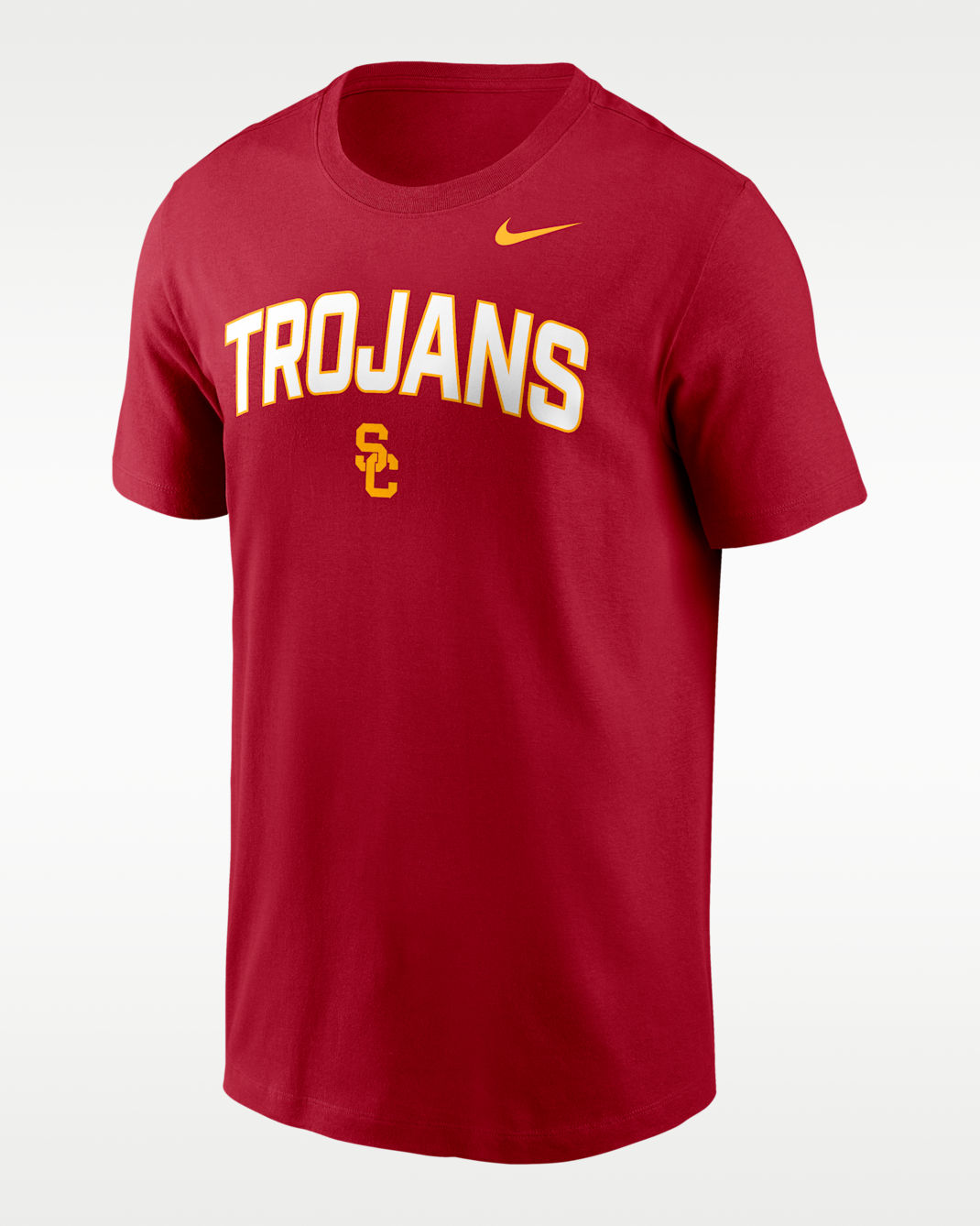 USC Primetime Arch Stack Men's Nike College T-Shirt - Team Crimson