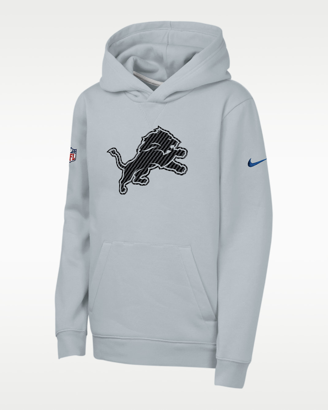 Detroit Lions Rivalries Collection Sideline Club Big Kids' Nike NFL Pullover Hoodie - White