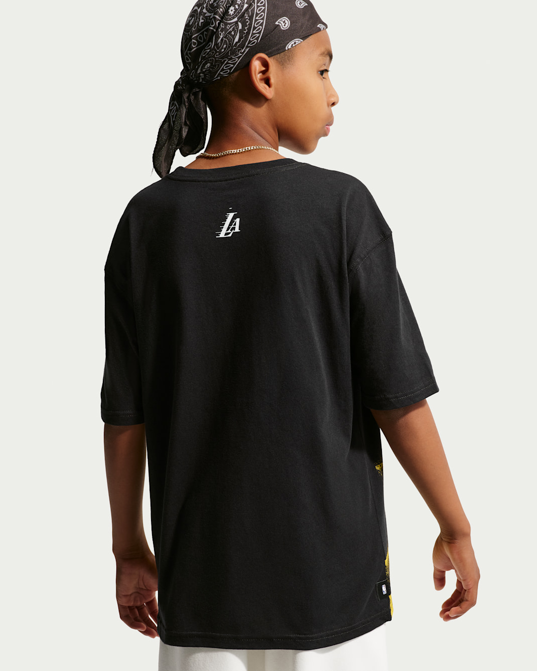 Los Angeles Lakers Nike Edge 26 Big Kids' Short-Sleeve T-Shirt