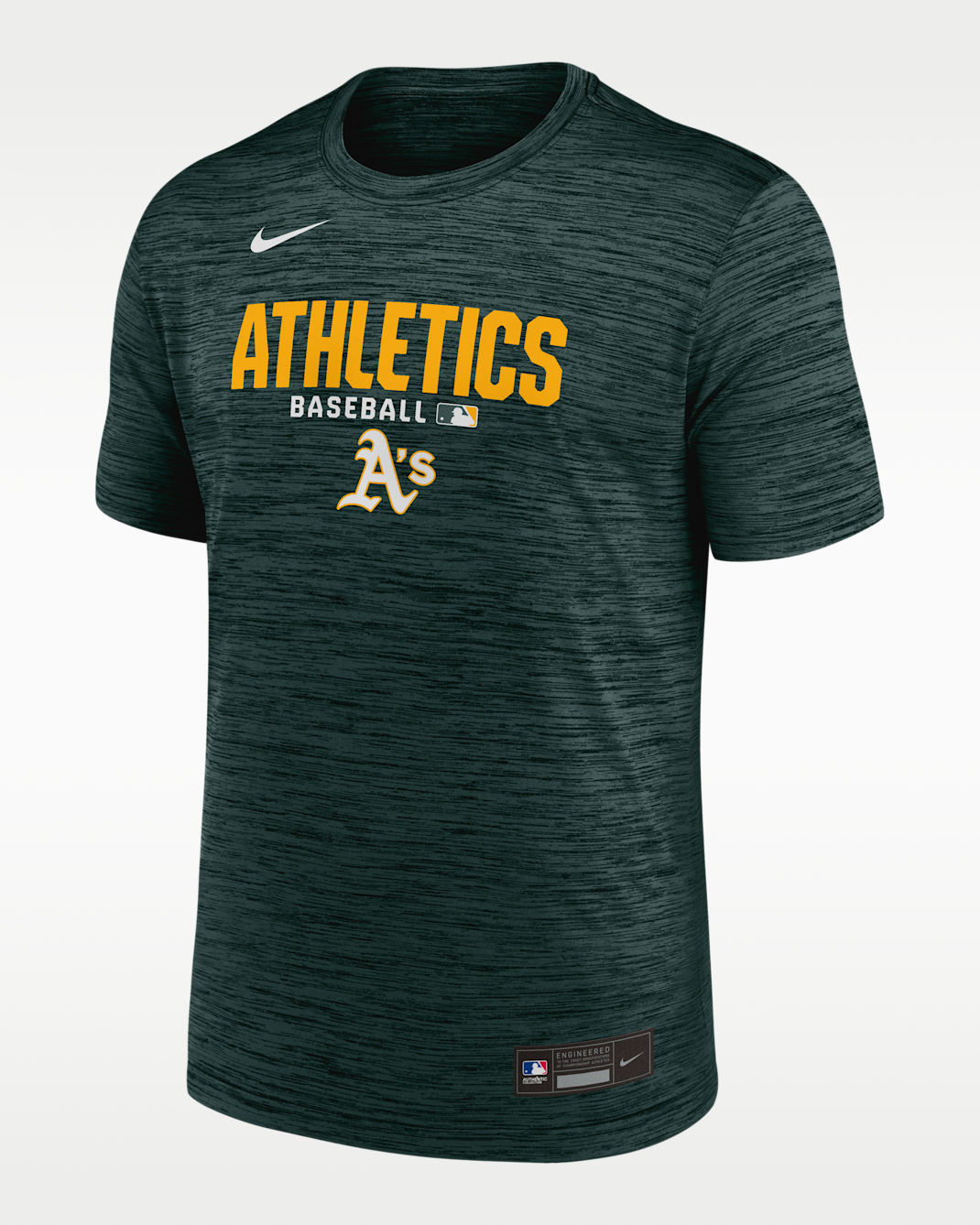 Athletics Authentic Collection Men's Nike Dri-FIT MLB T-Shirt - Pro Green