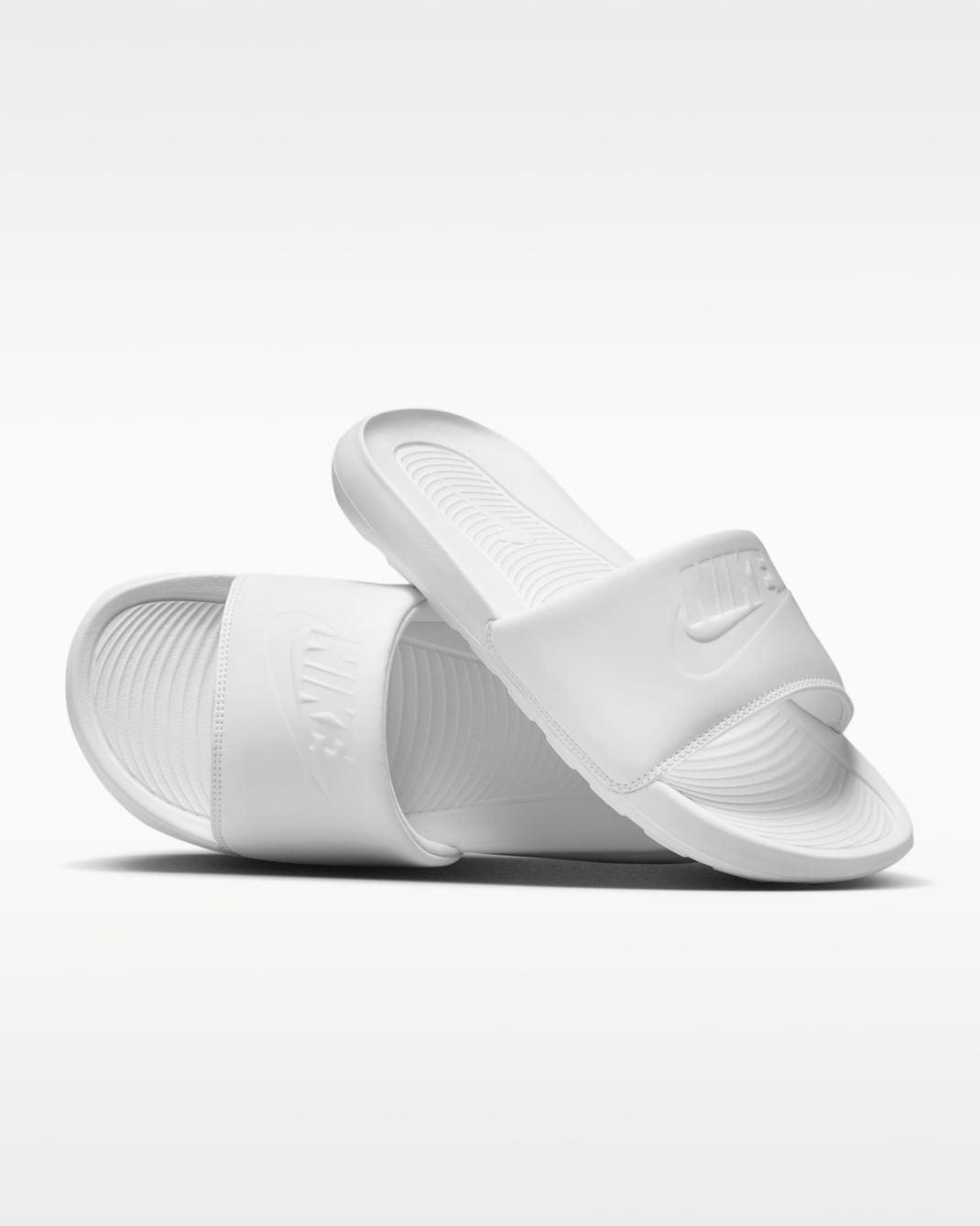 Nike Victori One 女款拖鞋 - 白色/白色/白色