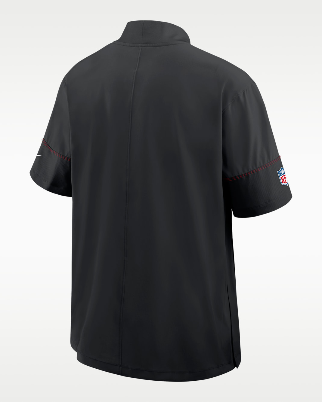 Atlanta Falcons Sideline Coach Men's Nike NFL 1/2-Zip Short-Sleeve Hooded Jacket