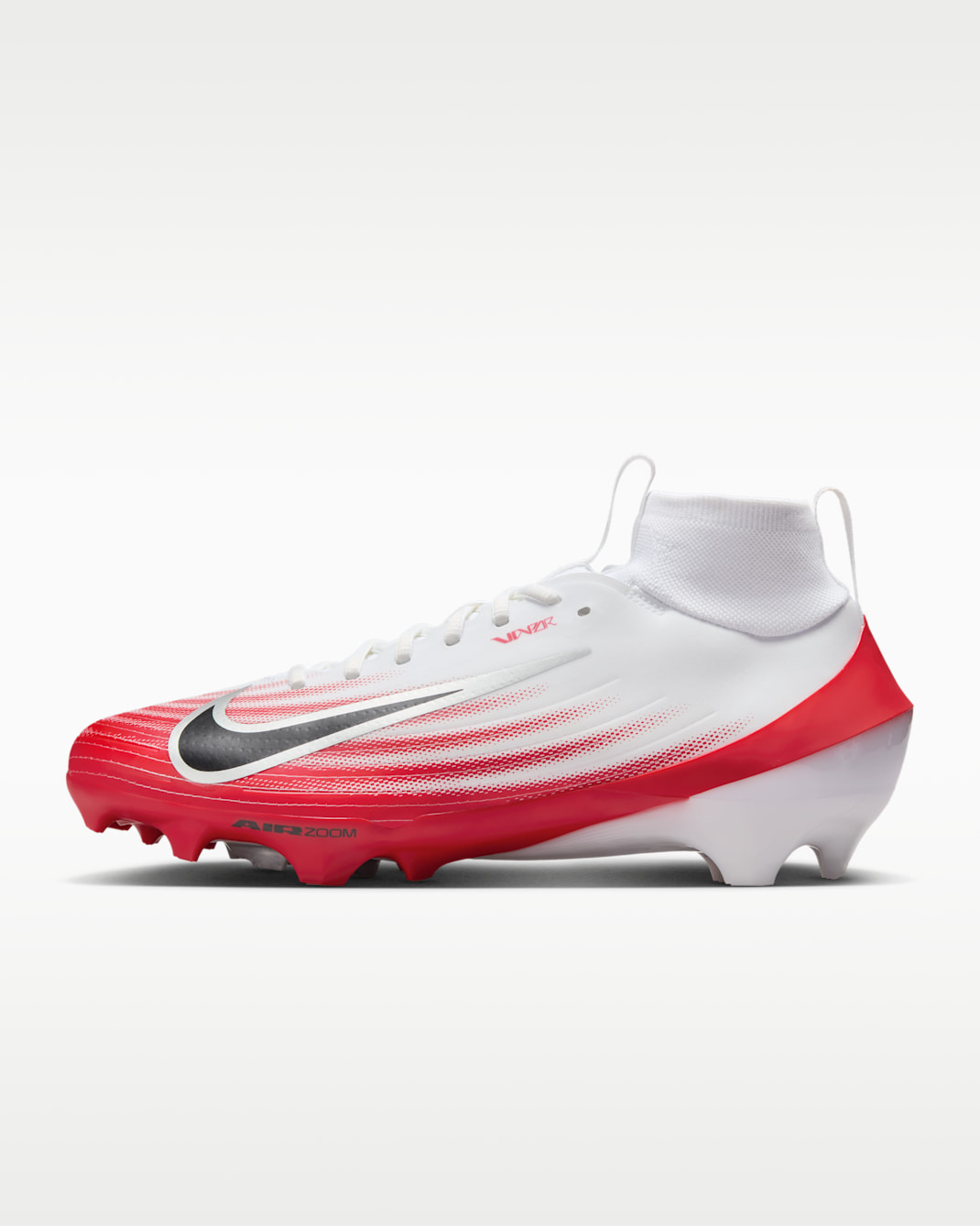 Nike Vapor Pro 1 Football Cleats - White/University Red/Black
