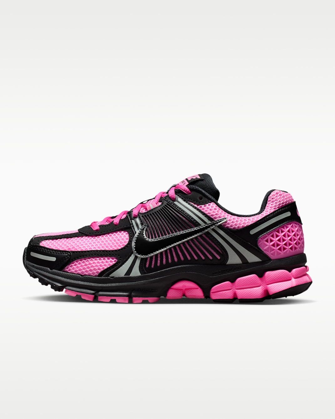 Nike Zoom Vomero 5 Women's Shoes with Reflective Accents - Pink Spell/Metallic Platinum/Pink Foam/Black